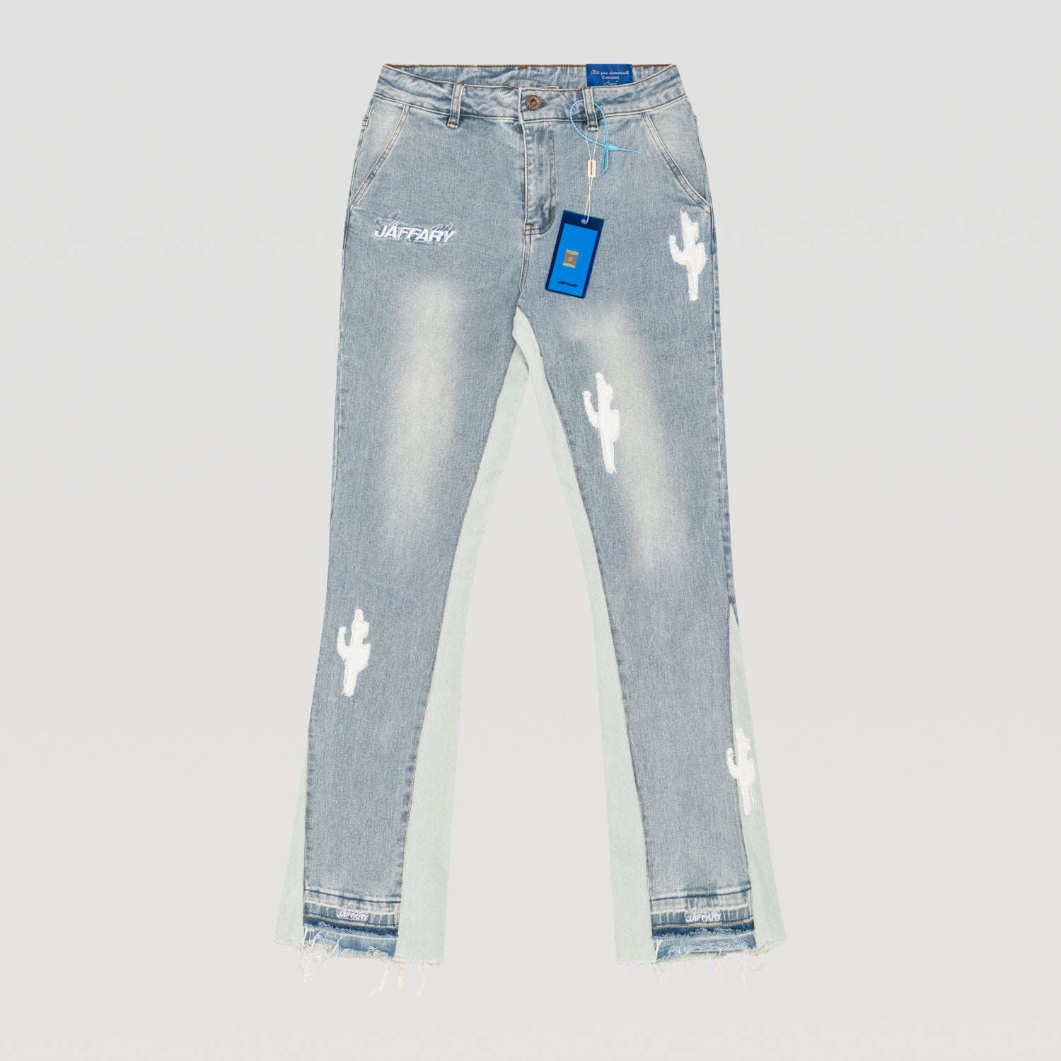 CACTUS PATCH FLARE JEANS
