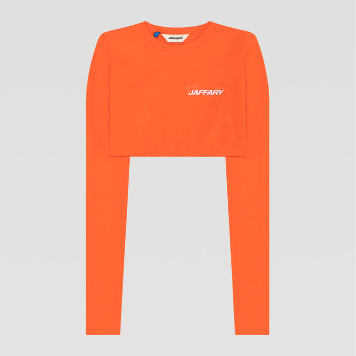 MANDARIN EMBROIDERED CROPTOP