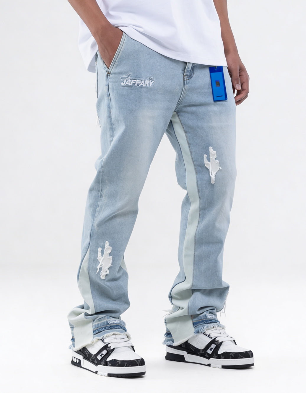CACTUS PATCH FLARE JEANS – Jaffary Studios