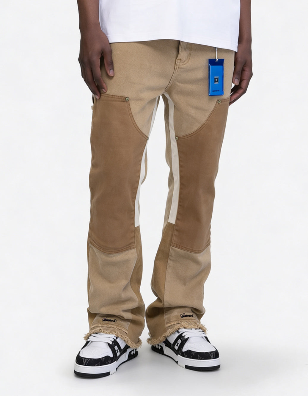 PERFECT BEIGE FLARE JEANS