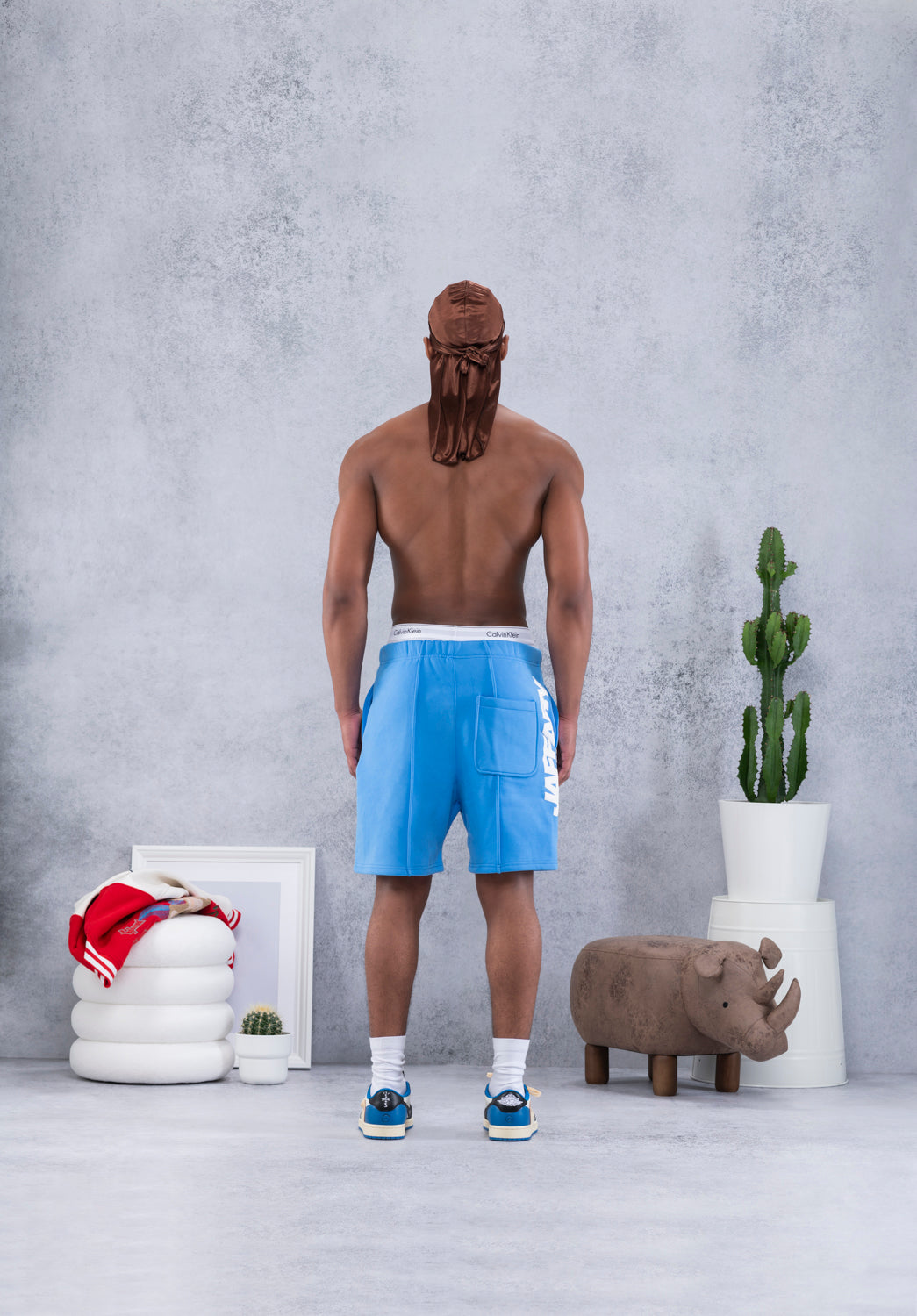 AZURE BLUE SHORTS