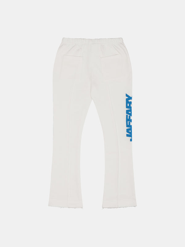 SNOW WHITE FLARE SWEATPANT