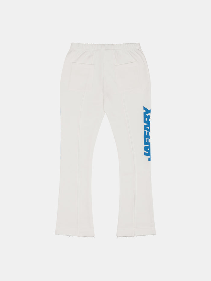 SNOW WHITE FLARE SWEATPANT